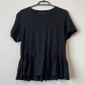 Sunday Best Black Peplum T-Shirt